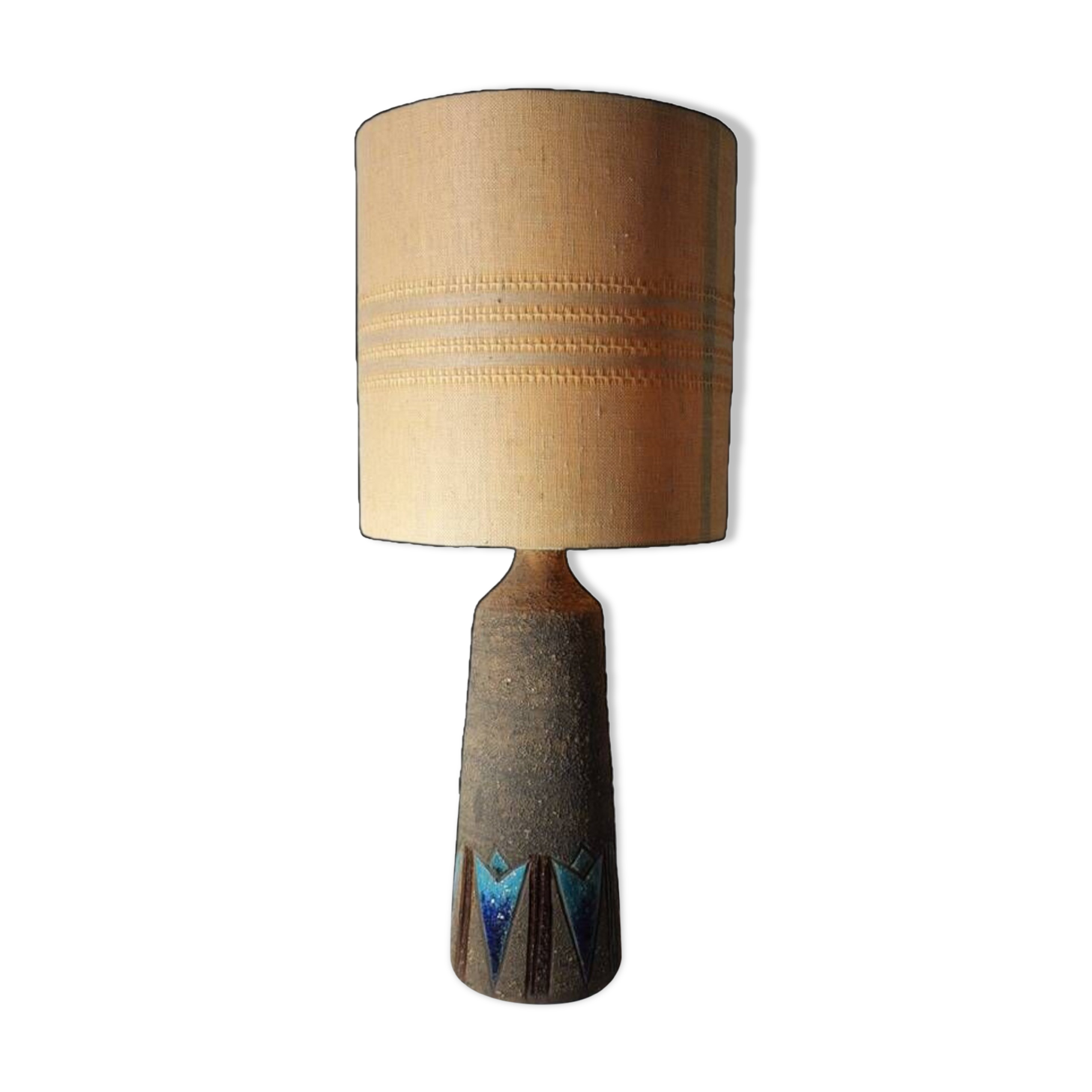 Sweden Carlsson ceramic lamp for Tilgmans 1960 vintage