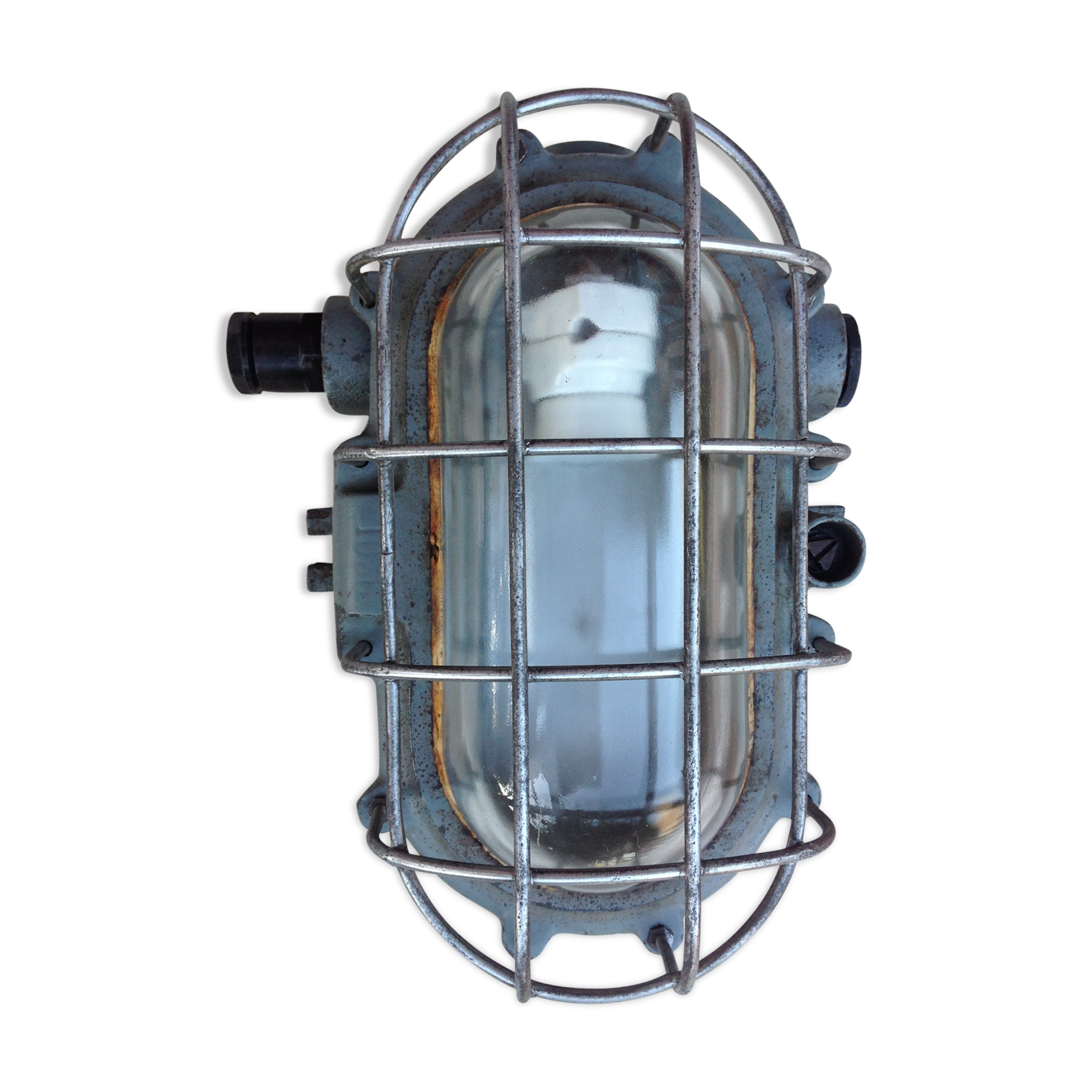 Kandem Bunkerlampe industrial window, vintage 30s