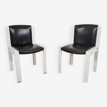 Jeo COLOMBO for Pozzi, pair of "300 chair" chairs, circa 1965