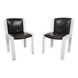 Jeo COLOMBO for Pozzi, pair of "300 chair" chairs, circa 1965