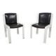 Jeo COLOMBO for Pozzi, pair of "300 chair" chairs, circa 1965