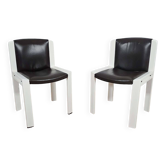 Jeo COLOMBO for Pozzi, pair of "300 chair" chairs, circa 1965