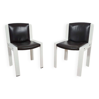 Jeo COLOMBO for Pozzi, pair of "300 chair" chairs, circa 1965