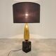 Lampe de table vintage français maïs années 1970