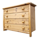 Scandinavian pine wood chest of drawers, 1980s