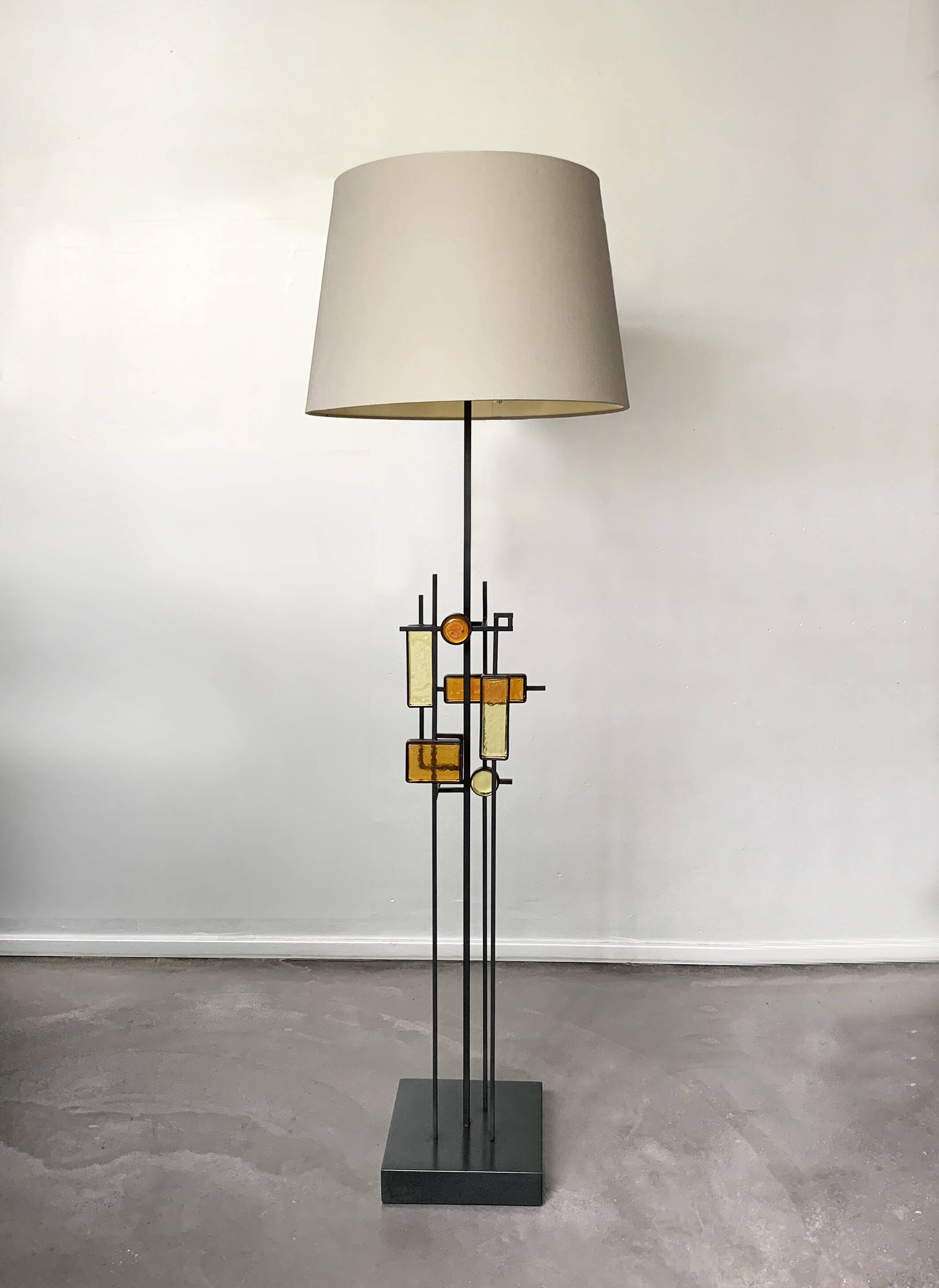 Scandinavian Svend Aage Holm Sorensen Floor Lamp, Denmark 1960s