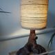 Wooden foot lamp