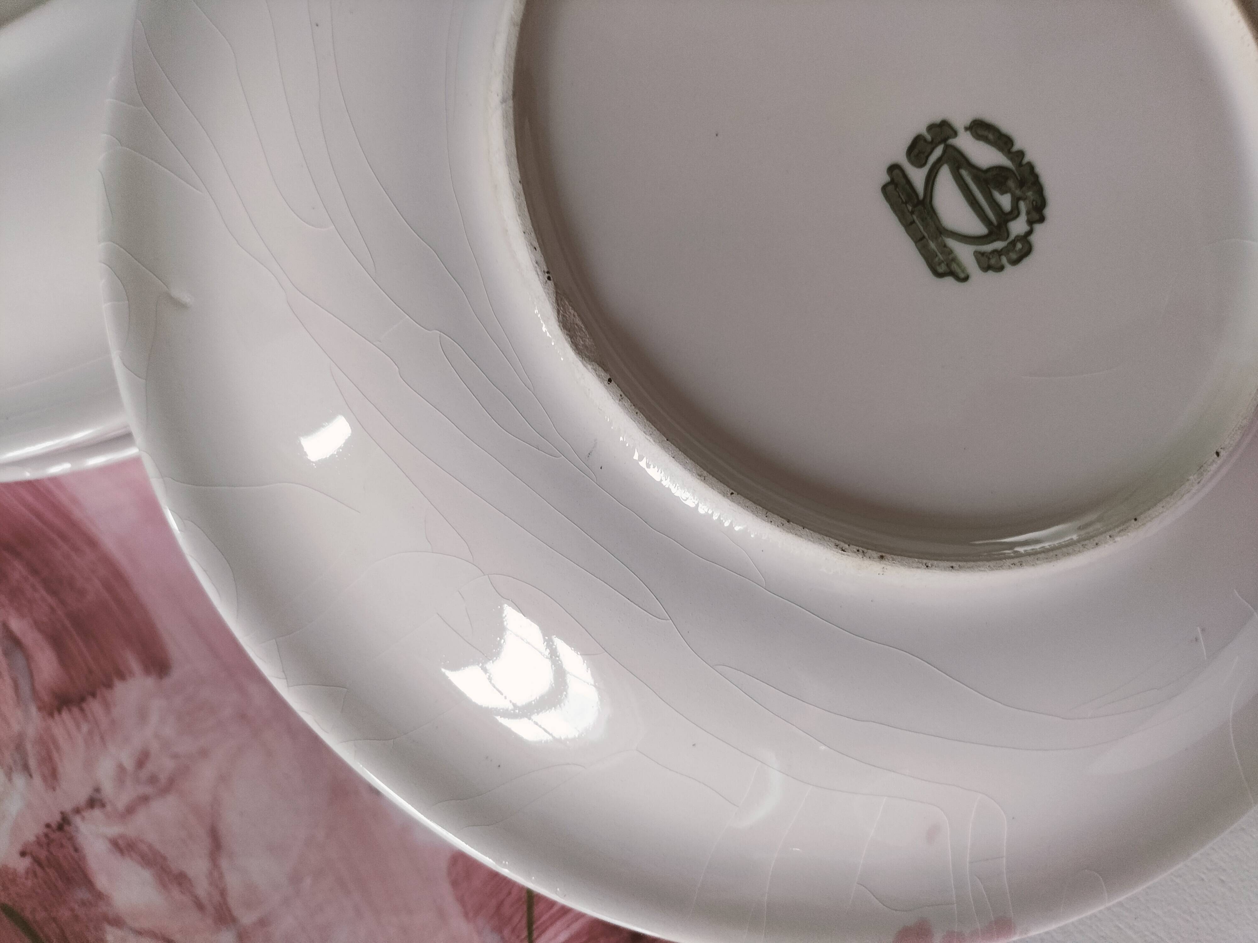 Set of 6 Italian plates CAPA San Polo hand-painted from the 1970s.