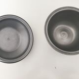 Silver apple ice bucket