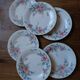 Royal Doulton "Carmel" 1991 | 6 dessert plates with floral decoration