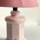 Vintage Pink Ceramic Lamp