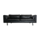Jorgensen vintage 60s Scandinavian leather sofa