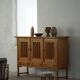Brutalist oak sideboard, mid-century Danish design, Kjærnulf style, 1960s.