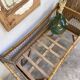 Rattan baby cot