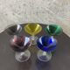 vintage 1970s martini glass set