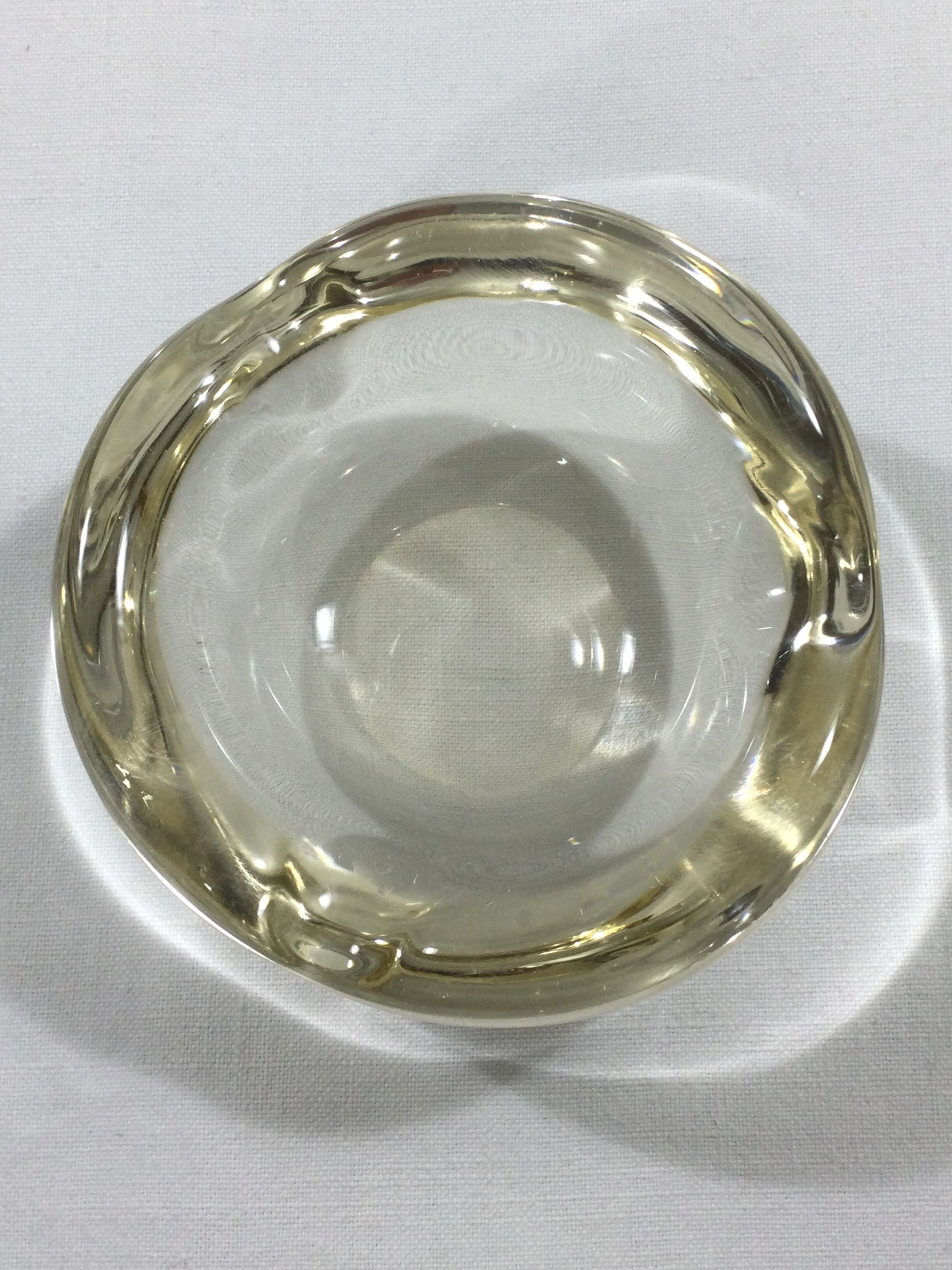 Cendrier en cristal de Daum