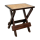 Old stool in cannage