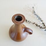 Brown vase by Manfred Buchholz