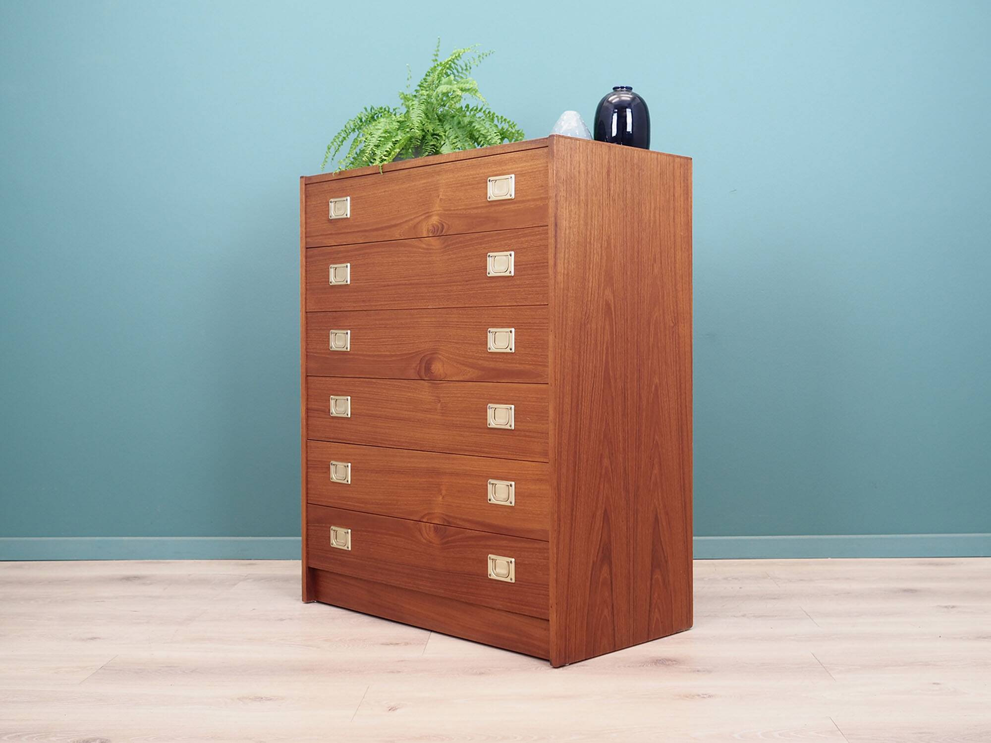 Cherry chest of drawers, Danish design, 1970s, production: Denmark