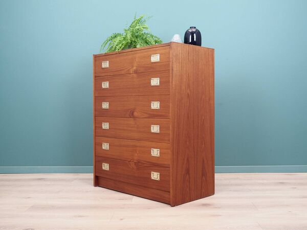Commode en merisier, design danois, années 1970