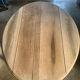 Oval drop-leaf table
