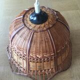 Vintage wicker suspension