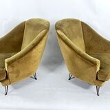Isa Bergamo, armchairs, Italy 1950s
