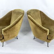 Isa Bergamo, armchairs, Italy 1950s