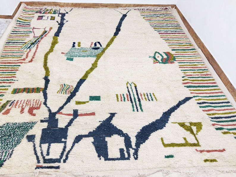 Moroccan Berber Rug 340x285cm