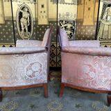 Pair of shepherdess armchairs Art Deco era