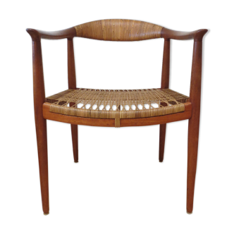 JH 501 armchair by Hans J Wegner for Johannes Hansen Teak 1950