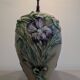XL lamp base in earthenware from Maison Chaumette, France circa 1980.
