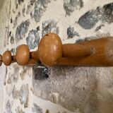 Antique wooden coat hook