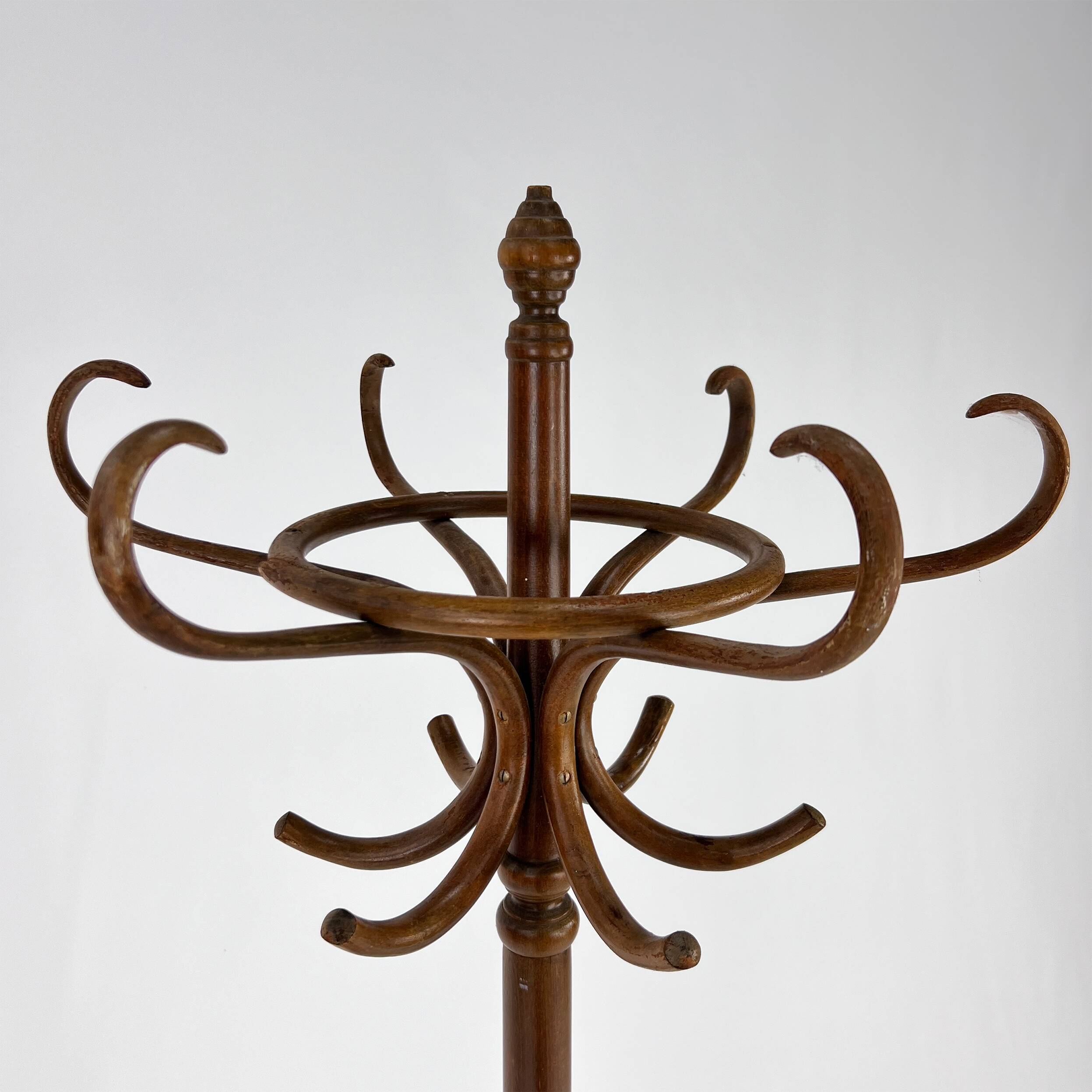 Antique bistro coat rack, 1970s