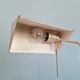 Articulated brass floor lamp, Hollywood Regency style, 1970s-80s.