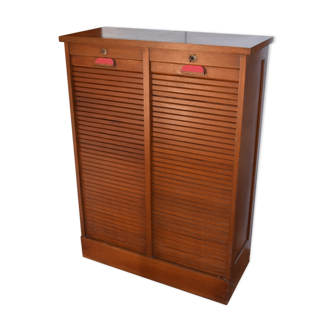 Meuble Classeur bois deux rideaux