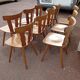 Lot de 10 chaises de bistrot café bar restaurant - bois - vintage