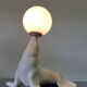 Ceramic sea lion table lamp, Italy 1970s