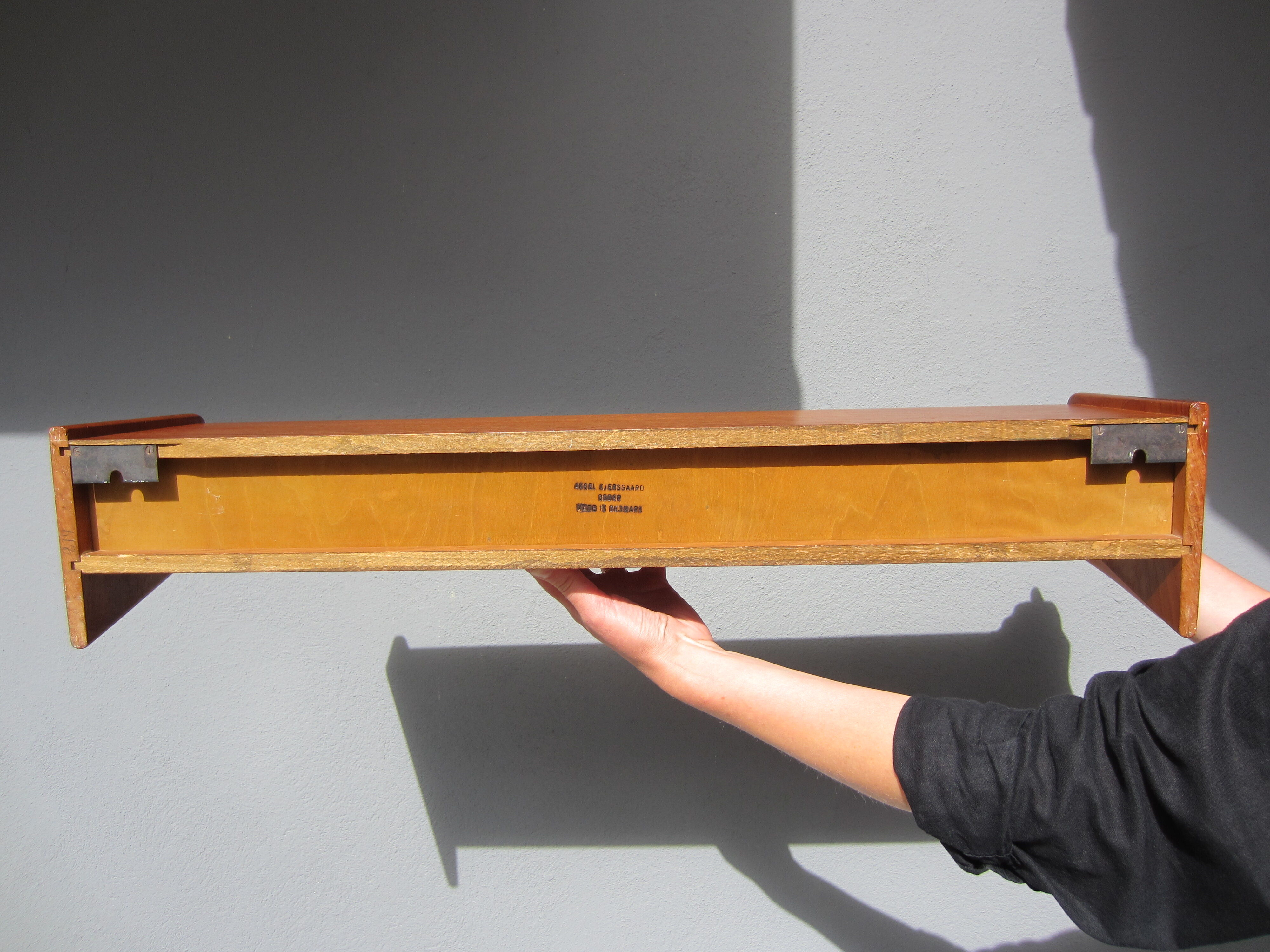 Danish wall shelf by Kai Kristiansen for Aksel Kjersgaard