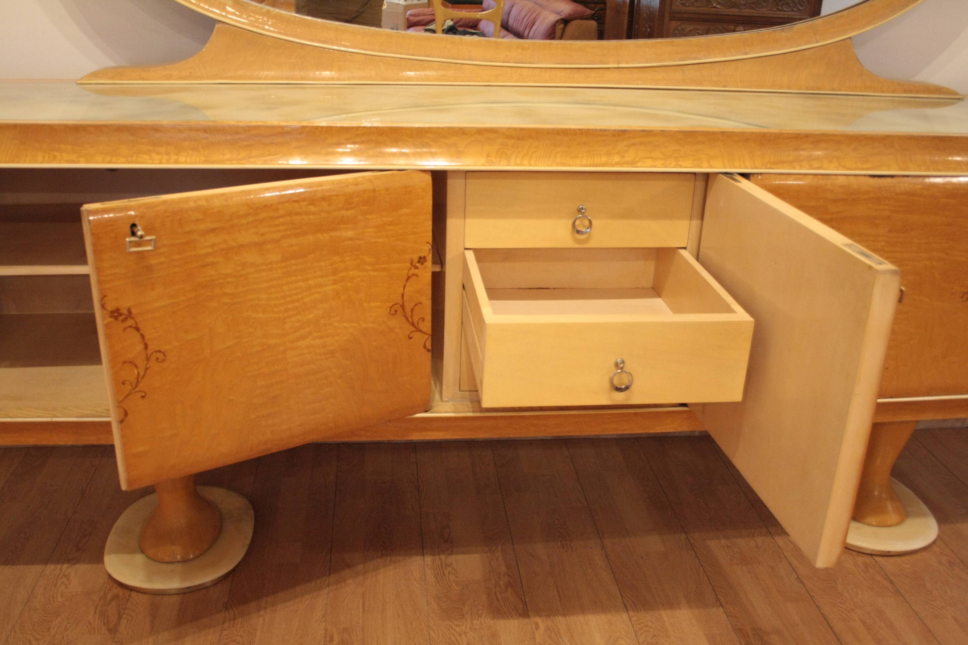 Buffet moderne du milieu du siècle, années 1950