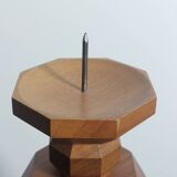 Vintage geometric candlestick from the 1950s.