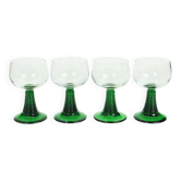 Ensemble de 4 verres à vin Roemer vintage Luminarc France