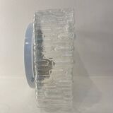 Molded glass ceiling light, 1970