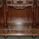 Louis XIII Revival wardrobe in walnut and marble