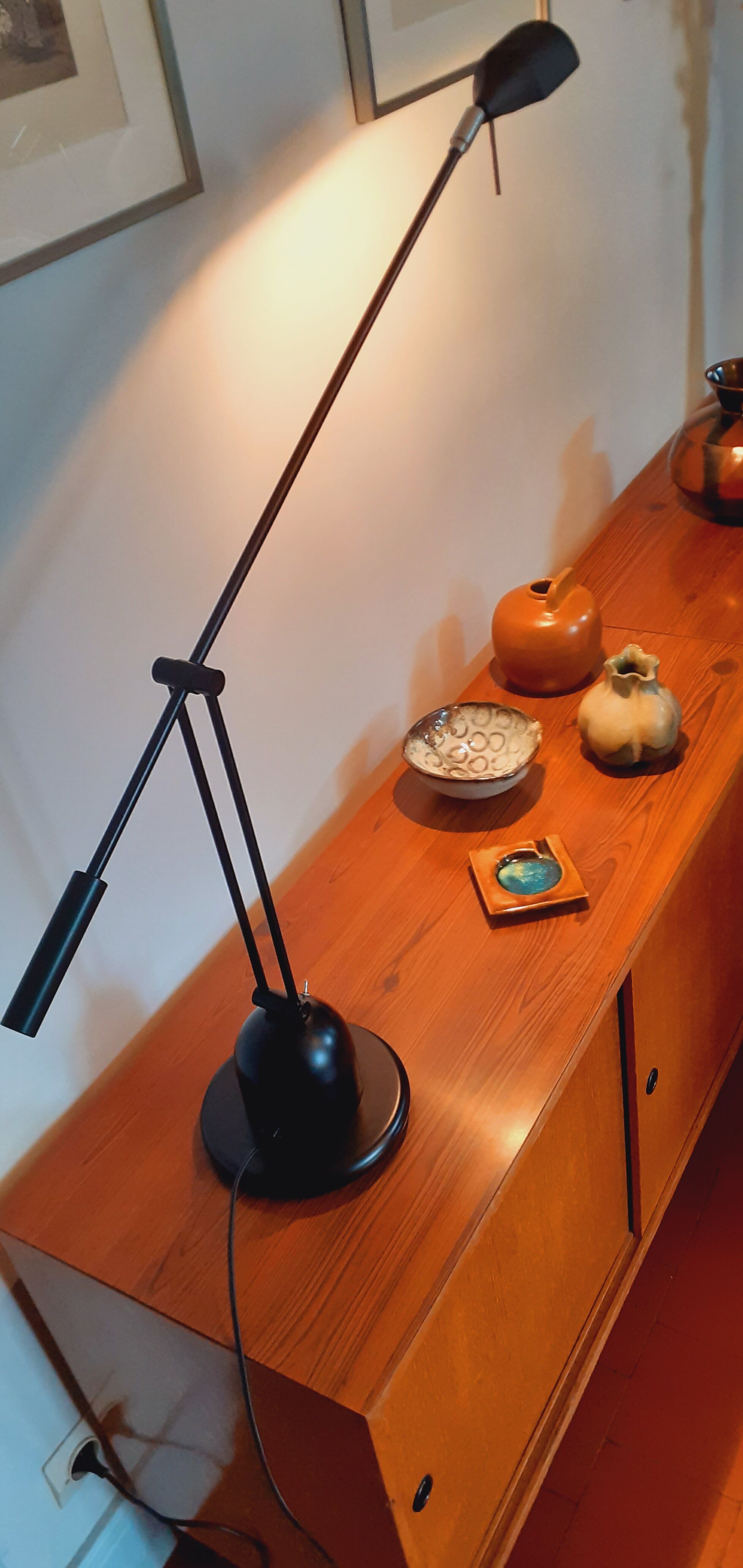 Desk lamp Stilplast vintage Italian design 80s