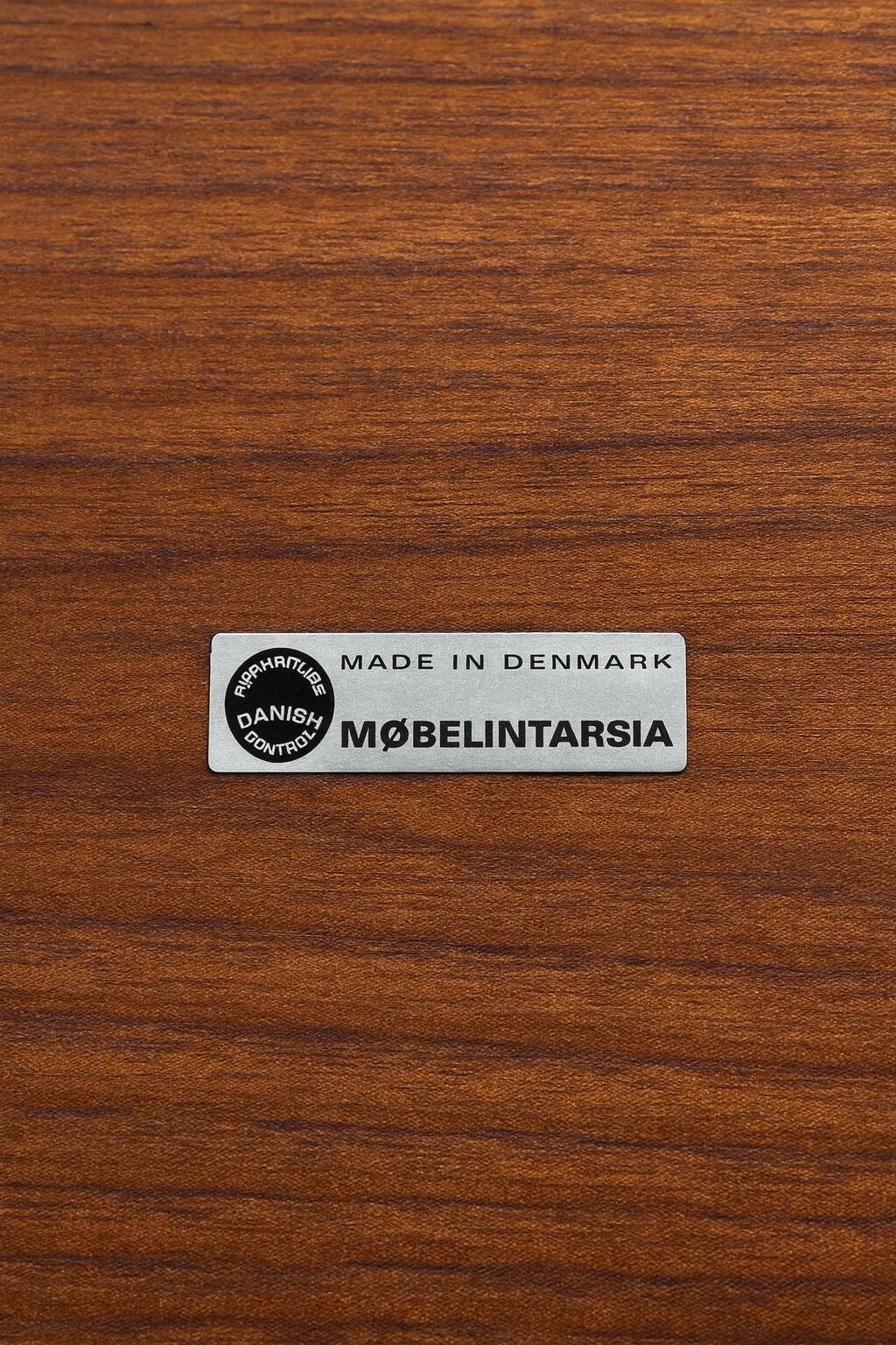 Danish teak coffee table 1960s Møbelintarsia – Danish Furniture Control