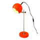 Mid-century orange eyeball space age desk lamp
