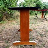 Wooden and formica bistro table