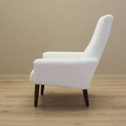 White armchair, Danish design, 1970s, production: Denmark