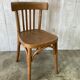 Set of 4 mismatched bistro chairs